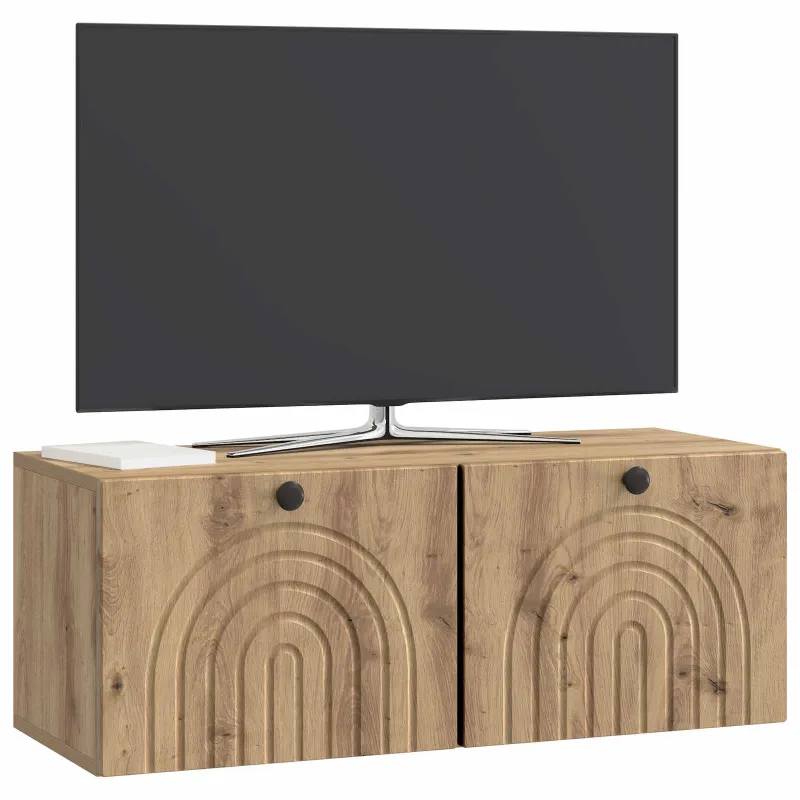 Sieninė TV spintelė Artisano ąžuolo 78,5 x 31 x 30 cm