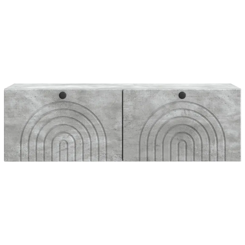 Sieninė TV spintelė Betono pilka 98 x 31 x 30 cm