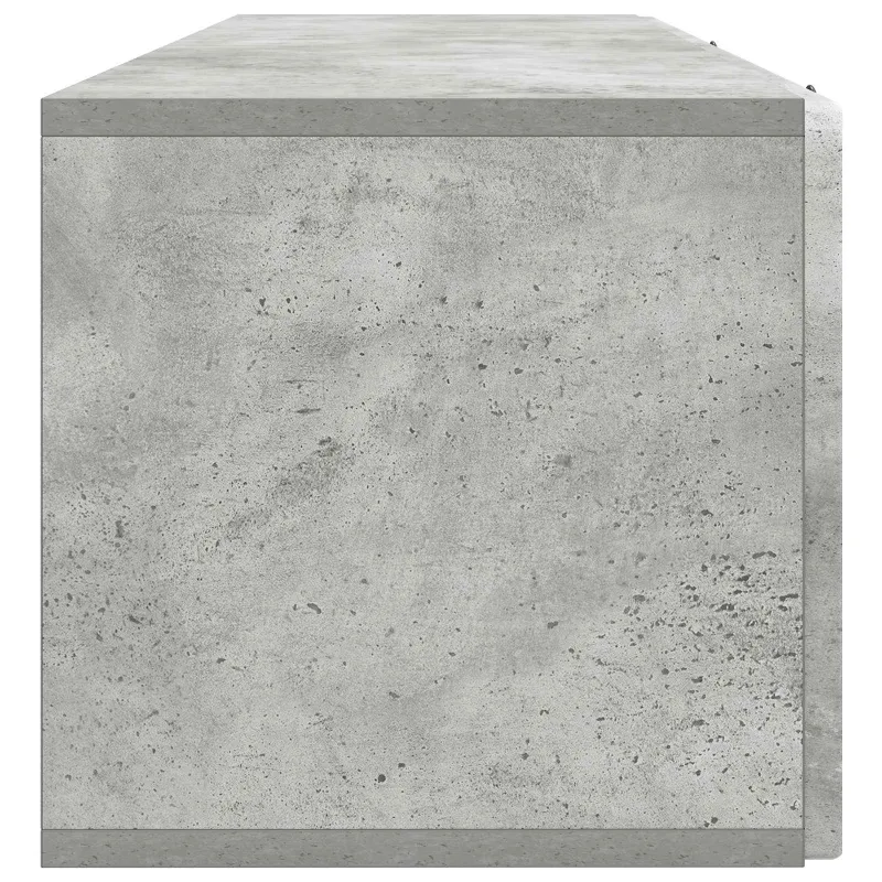 Sieninė TV spintelė Betono pilka 98 x 31 x 30 cm
