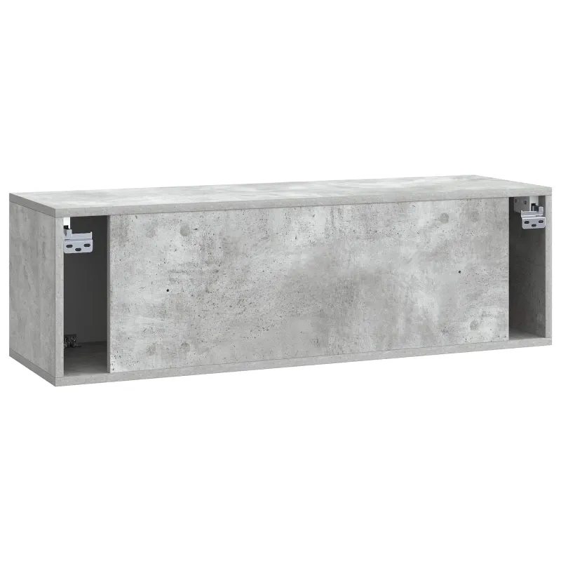 Sieninė TV spintelė Betono pilka 98 x 31 x 30 cm