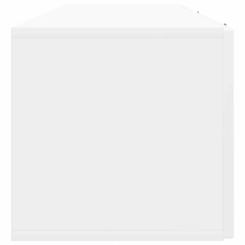 Sieninė TV spintelė Itin blizgi balta 98 x 31 x 30 cm