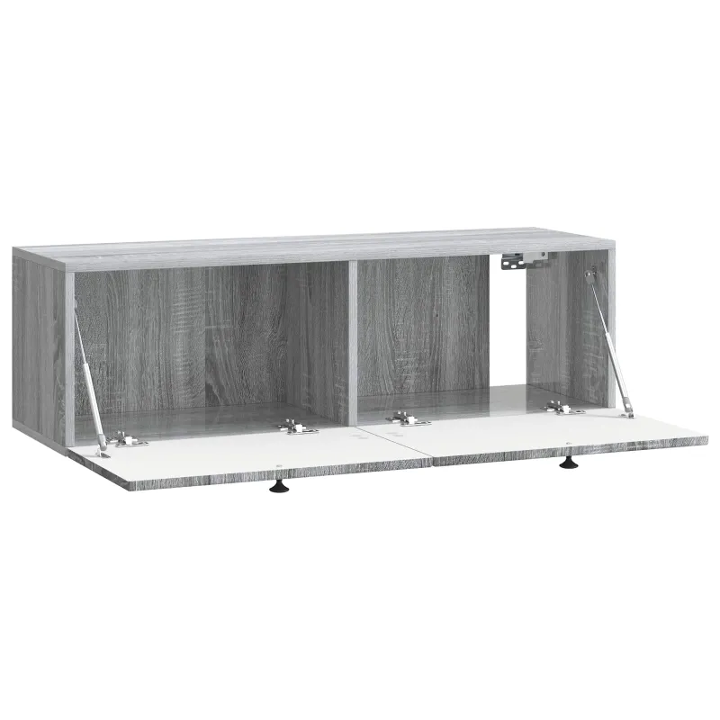 Sieninė TV spintelė Pilka sonoma ąžuolo 98 x 31 x 30 cm