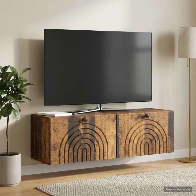 Sieninė TV spintelė Sendintos medienos 98 x 31 x 30 cm