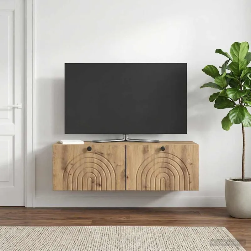 Sieninė TV spintelė Artisano ąžuolo 98 x 31 x 30 cm