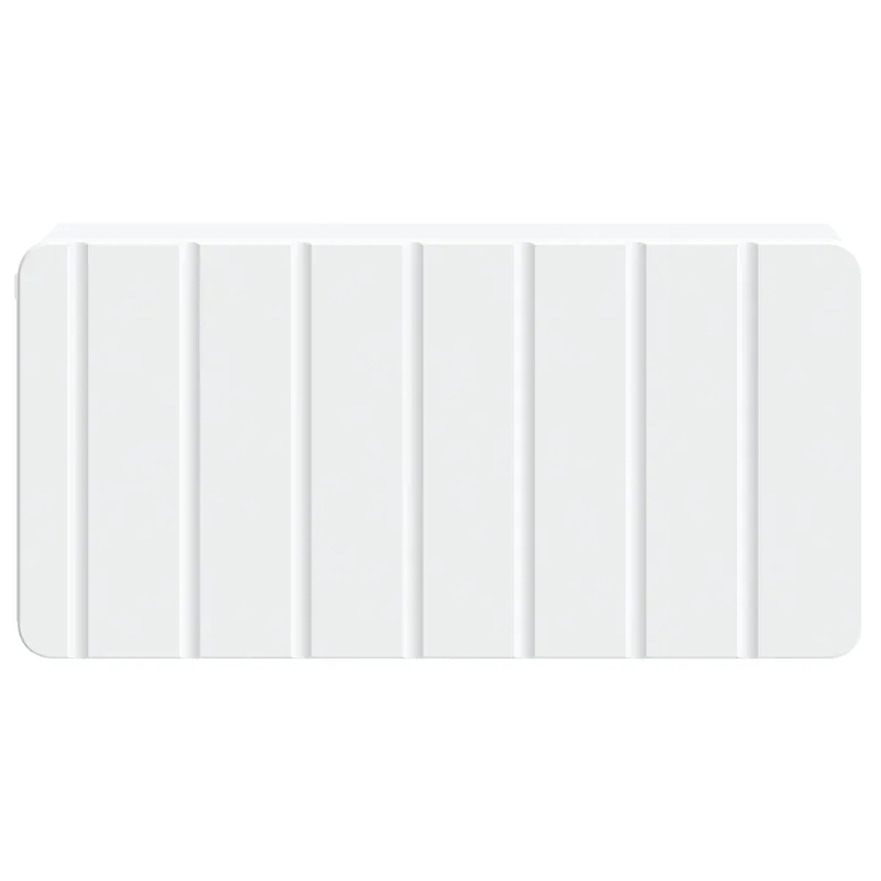 Sieninis naktinis staliukas 2 pcs Balta 49 x 34,5 x 24 cm