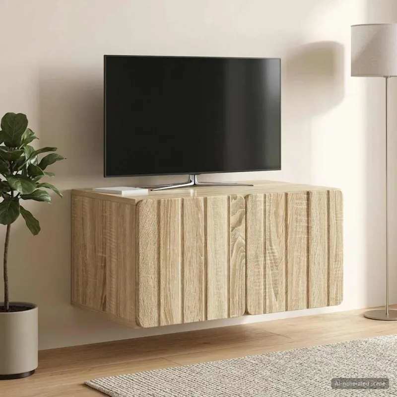 Sieninė TV spintelė Sonoma ąžuolas 59,5 x 41 x 30 cm