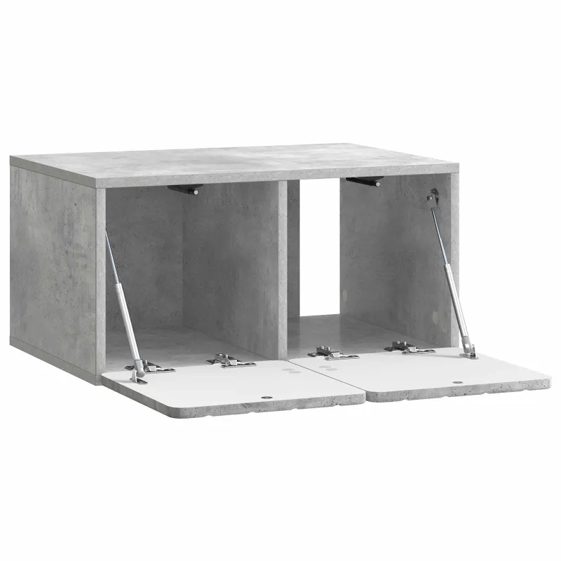 Sieninė TV spintelė Betono pilka 59,5 x 41 x 30 cm