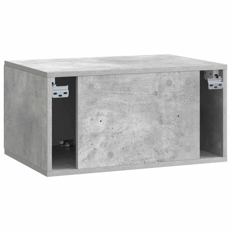 Sieninė TV spintelė Betono pilka 59,5 x 41 x 30 cm