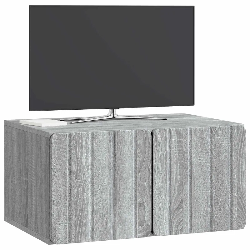 Sieninė TV spintelė Pilka sonoma ąžuolo 59,5 x 41 x 30 cm