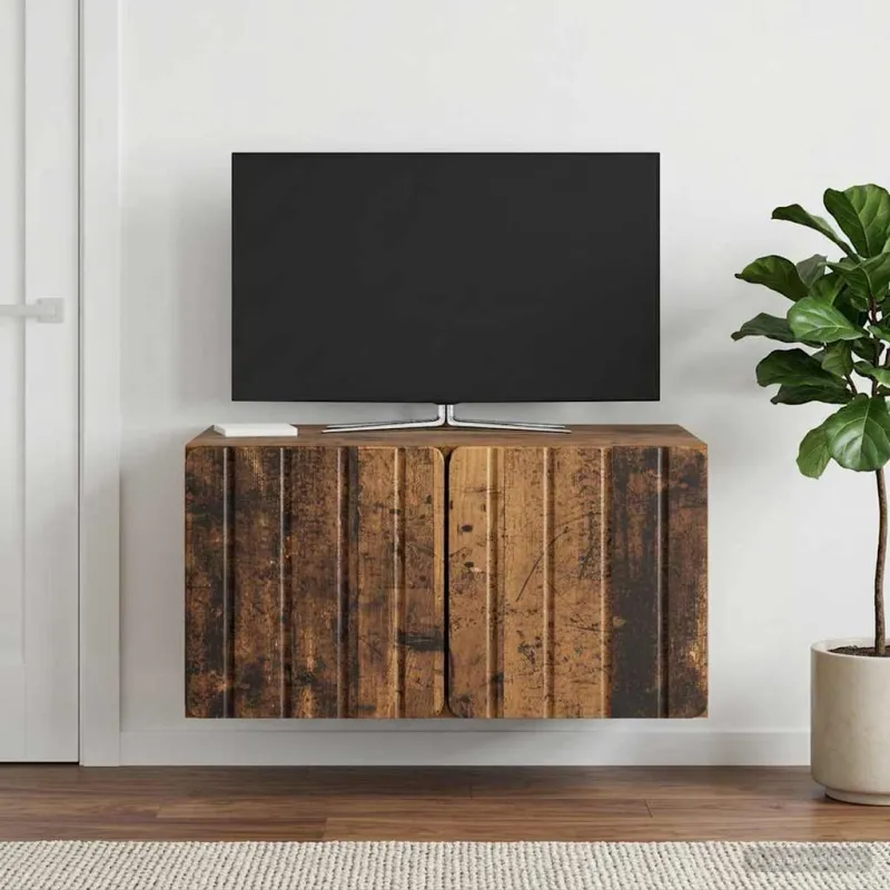 Sieninė TV spintelė Sendintos medienos 59,5 x 41 x 30 cm