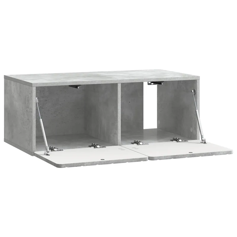 Sieninė TV spintelė Betono pilka 78,5 x 41 x 30 cm