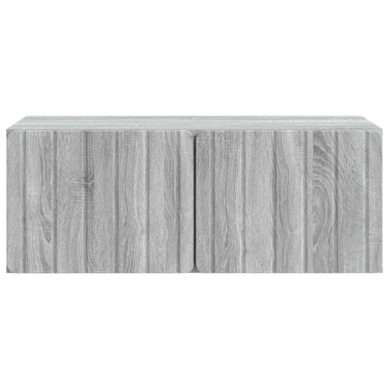 Sieninė TV spintelė Pilka sonoma ąžuolo 78,5 x 41 x 30 cm