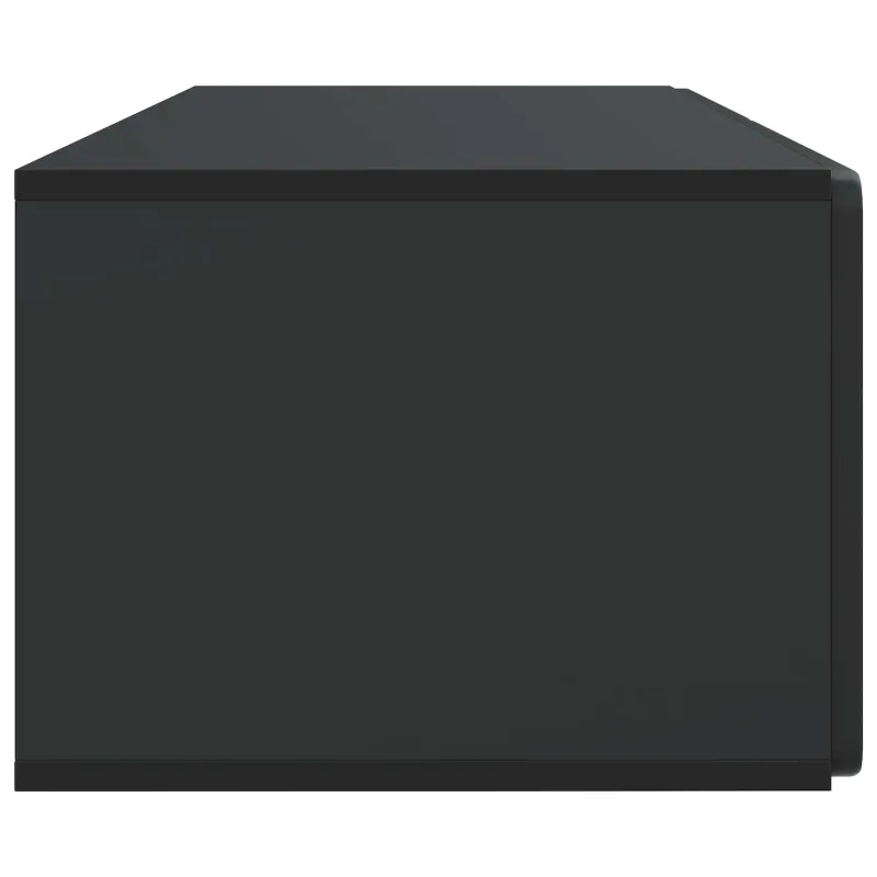 Sieninė TV spintelė Juoda 98 x 41 x 30 cm Apdirbta mediena