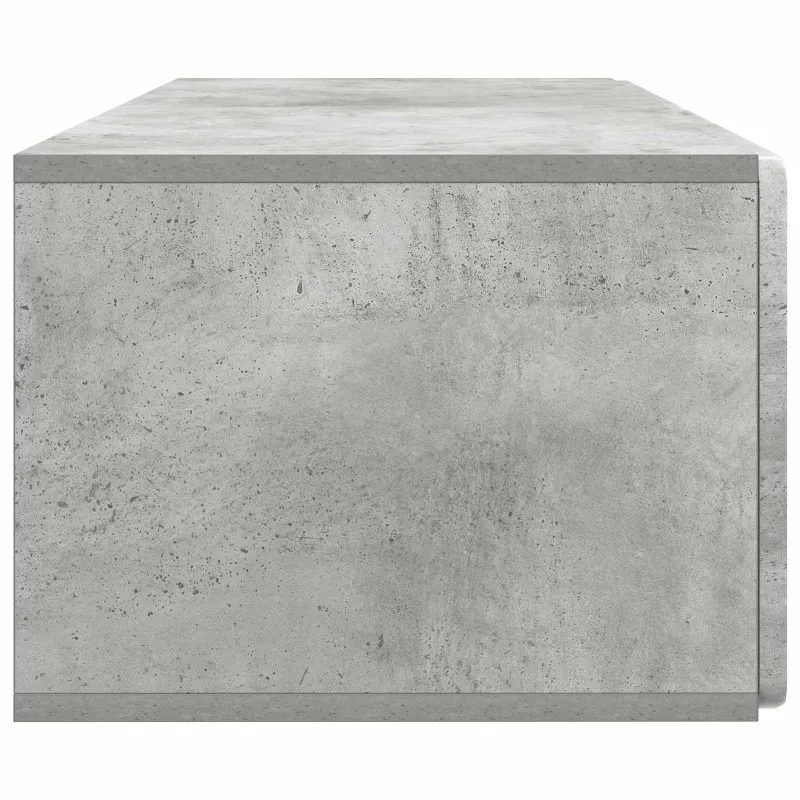 Sieninė TV spintelė Betono pilka 98 x 41 x 30 cm