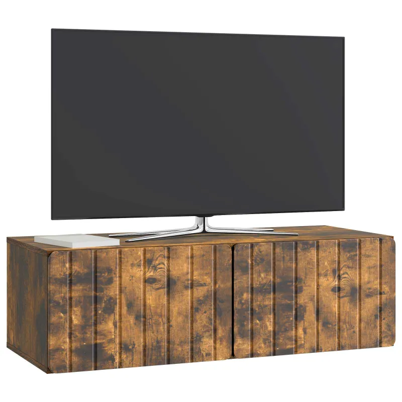 Sieninė TV spintelė Dūminio ąžuolo 98 x 41 x 30 cm