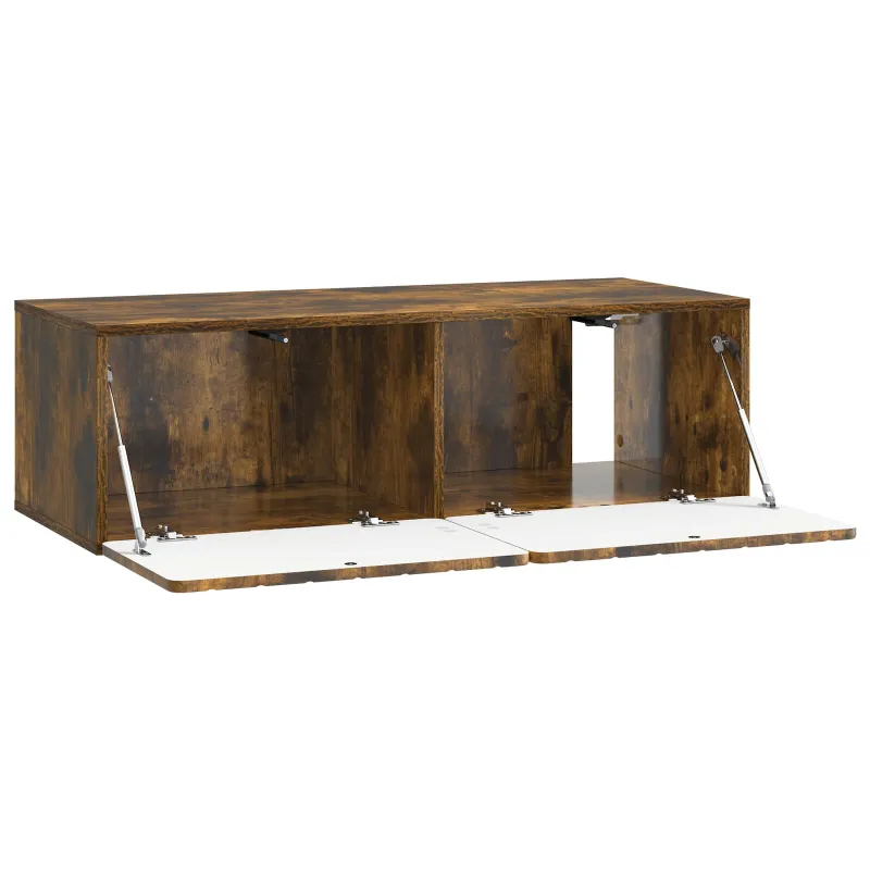 Sieninė TV spintelė Dūminio ąžuolo 98 x 41 x 30 cm