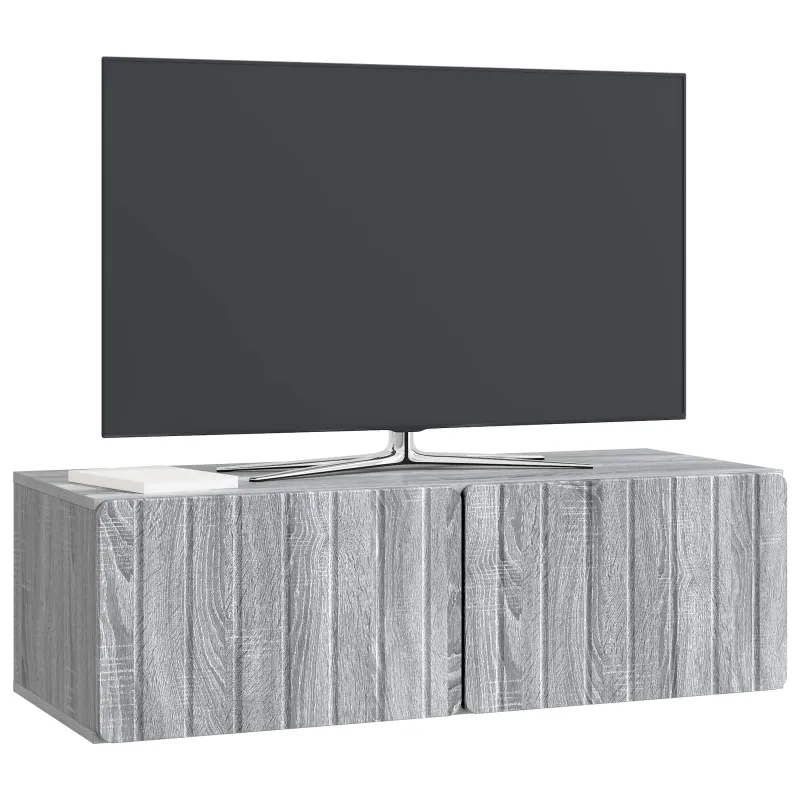 Sieninė TV spintelė Pilka sonoma ąžuolo 98 x 41 x 30 cm