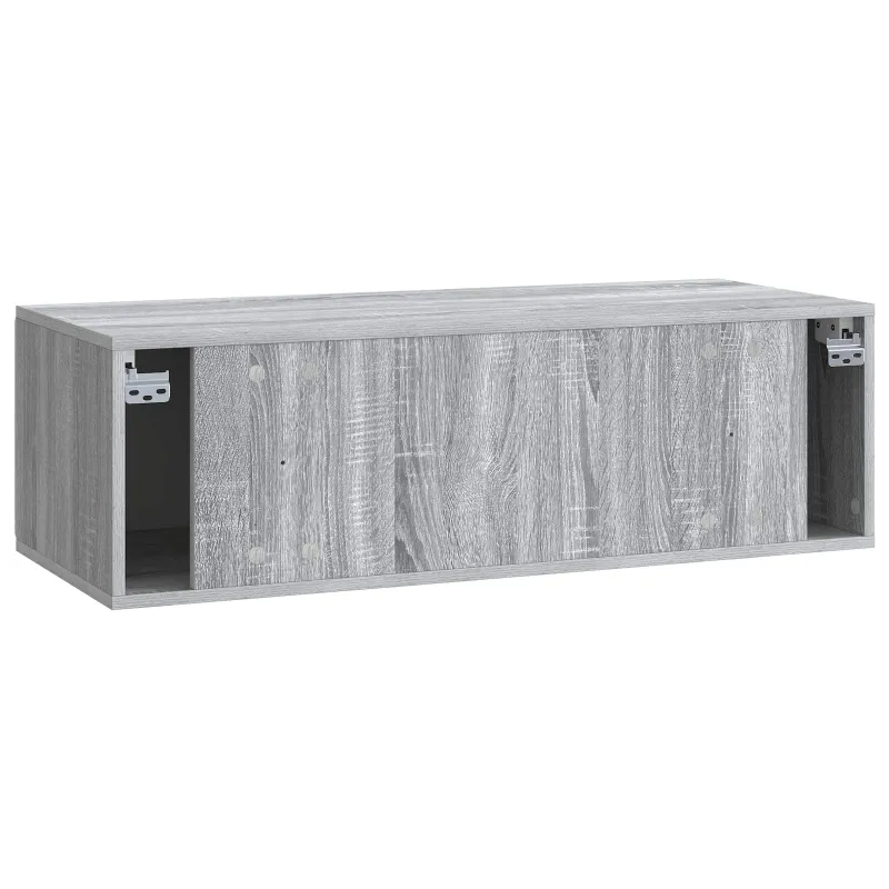 Sieninė TV spintelė Pilka sonoma ąžuolo 98 x 41 x 30 cm