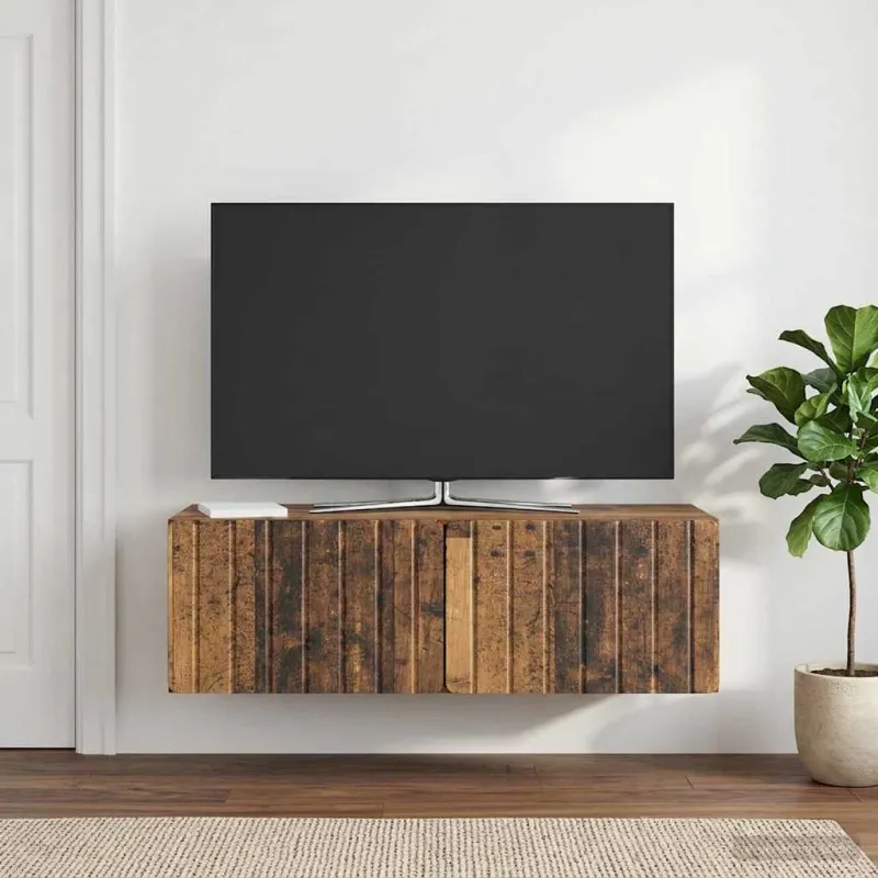 Sieninė TV spintelė Sendintos medienos 98 x 41 x 30 cm