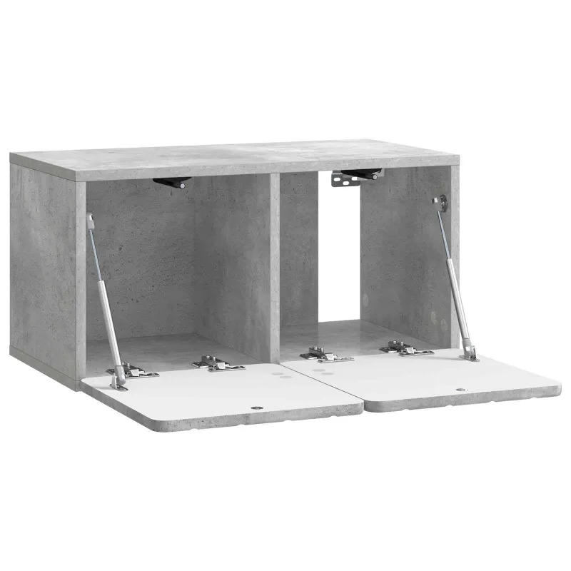Sieninė TV spintelė Betono pilka 59,5 x 31 x 30 cm