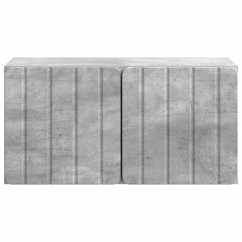 Sieninė TV spintelė Betono pilka 59,5 x 31 x 30 cm
