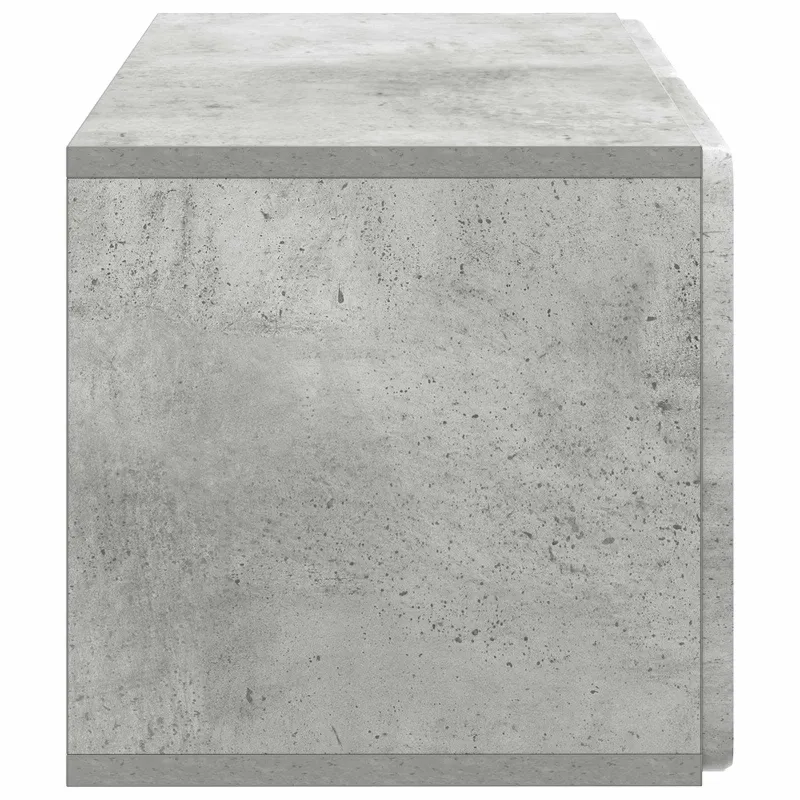 Sieninė TV spintelė Betono pilka 59,5 x 31 x 30 cm