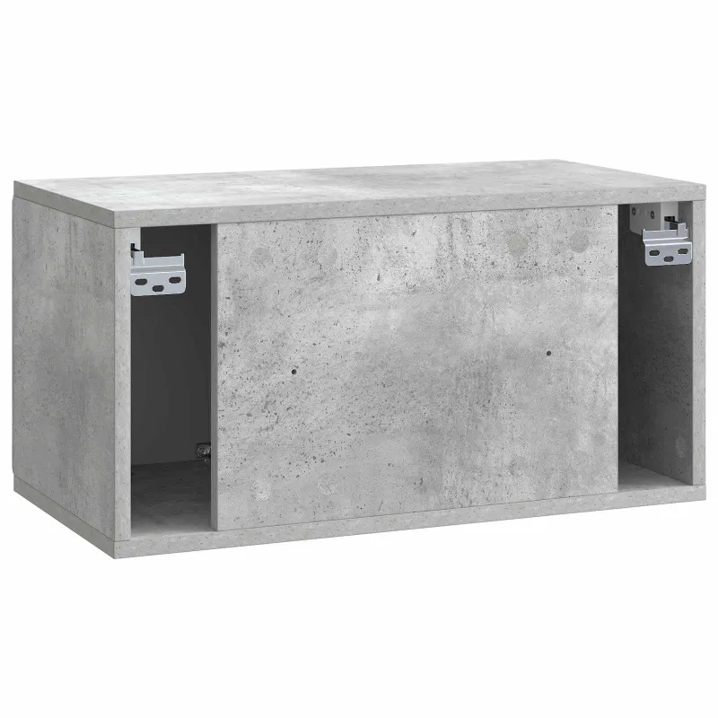 Sieninė TV spintelė Betono pilka 59,5 x 31 x 30 cm