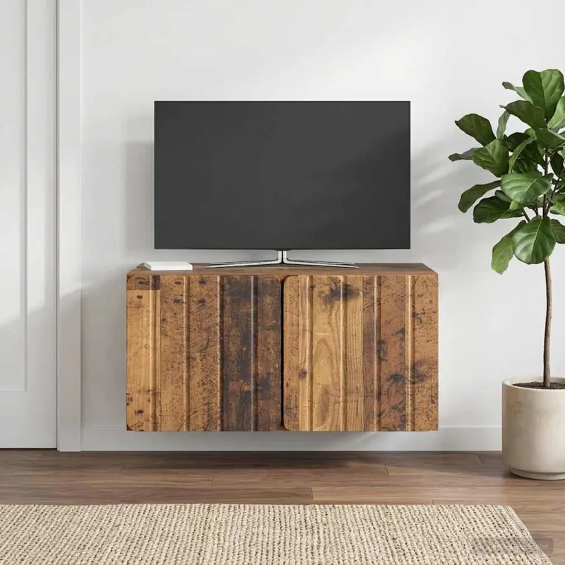 Sieninė TV spintelė Sendintos medienos 59,5 x 31 x 30 cm