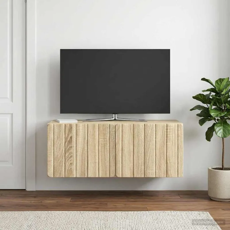 Sieninė TV spintelė Sonoma ąžuolas 78,5 x 31 x 30 cm