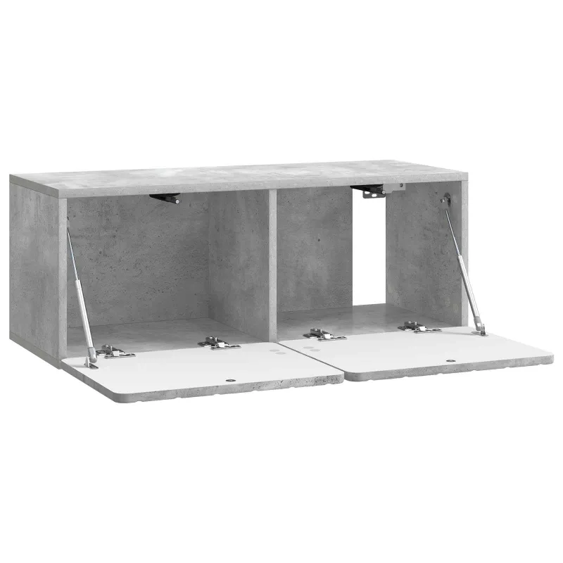 Sieninė TV spintelė Betono pilka 78,5 x 31 x 30 cm