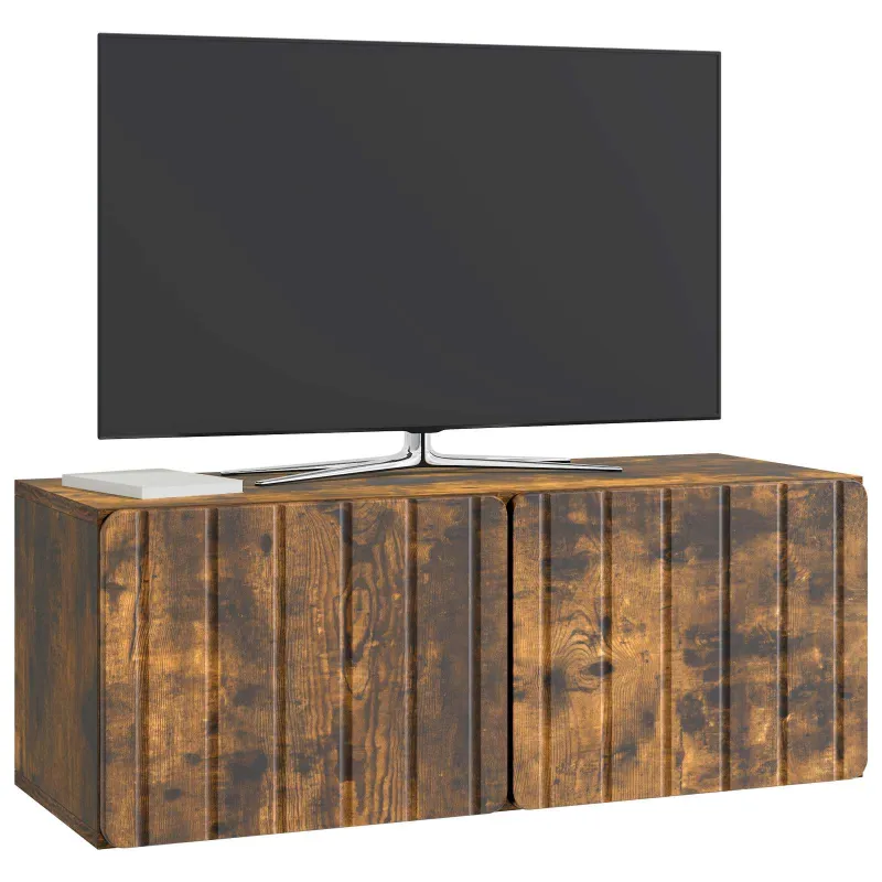 Sieninė TV spintelė Dūminio ąžuolo 78,5 x 31 x 30 cm