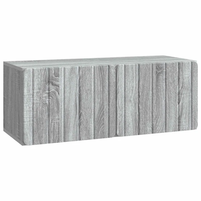 Sieninė TV spintelė Pilka sonoma ąžuolo 78,5 x 31 x 30 cm