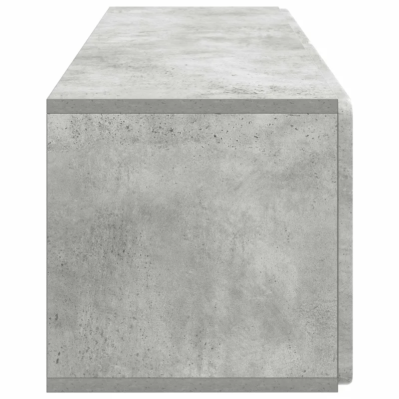 Sieninė TV spintelė Betono pilka 98 x 31 x 30 cm