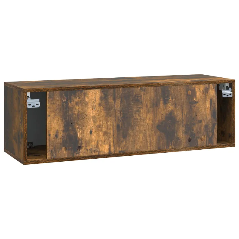 Sieninė TV spintelė Dūminio ąžuolo 98 x 31 x 30 cm