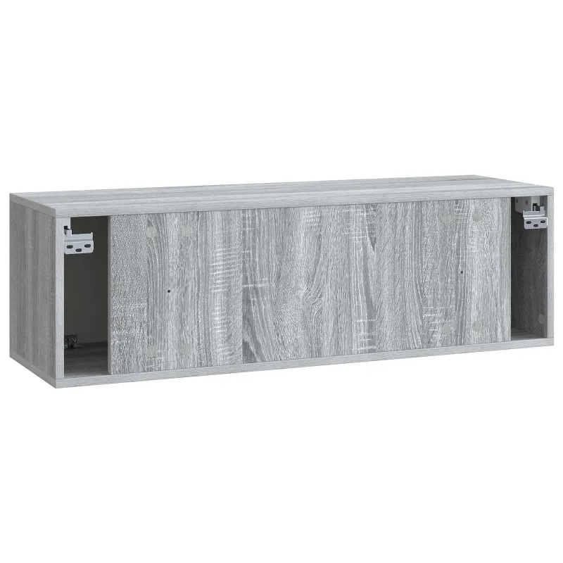 Sieninė TV spintelė Pilka sonoma ąžuolo 98 x 31 x 30 cm