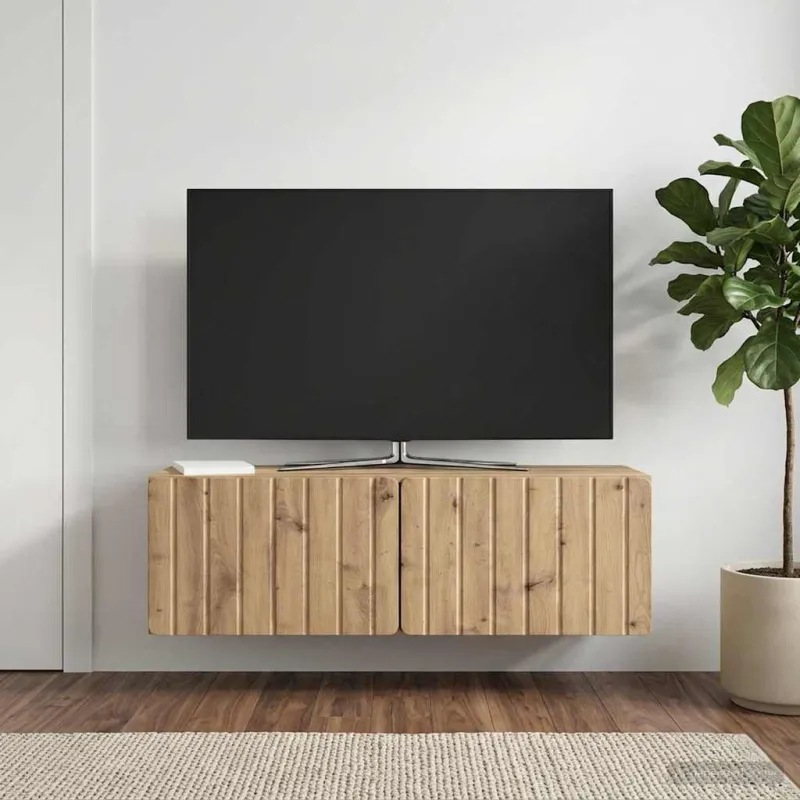 Sieninė TV spintelė Artisano ąžuolo 98 x 31 x 30 cm