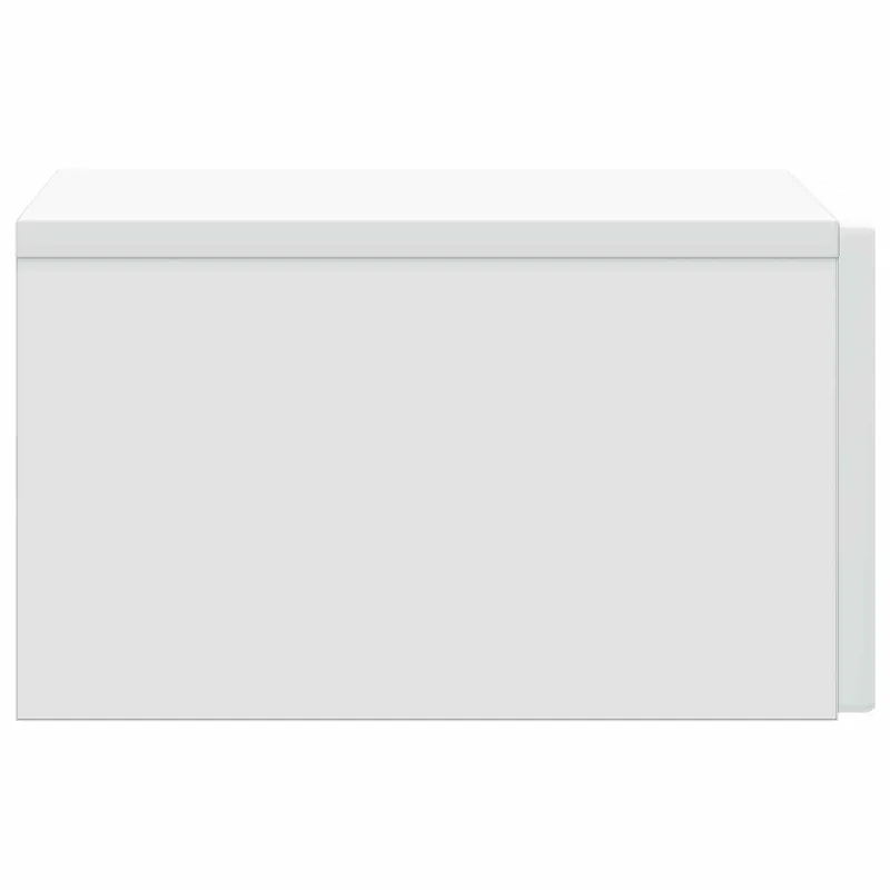 Sieninis naktinis staliukas 2 pcs Balta 33 x 34,5 x 20 cm