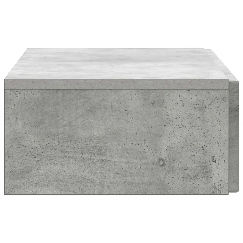 Sieninis šoninis staliukas Betono pilka 87,5 x 34,5 x 17 cm