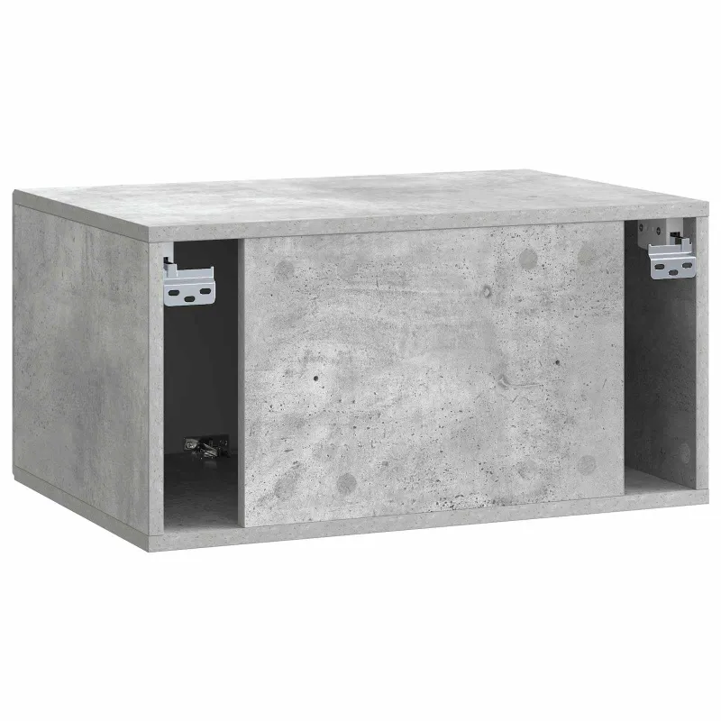 Sieninė TV spintelė Betono pilka 59,5 x 41 x 30 cm