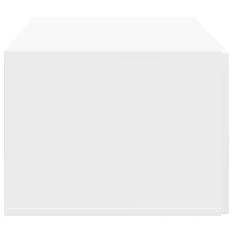 Sieninė TV spintelė Itin blizgi balta 59,5 x 41 x 30 cm