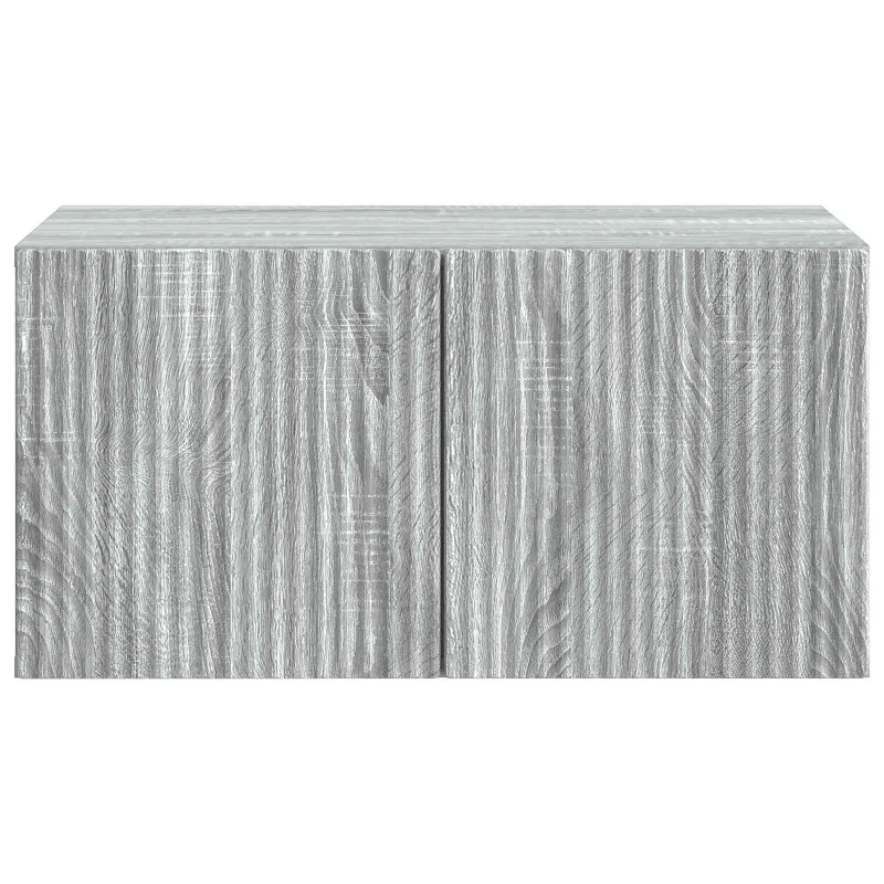 Sieninė TV spintelė Pilka sonoma ąžuolo 59,5 x 41 x 30 cm