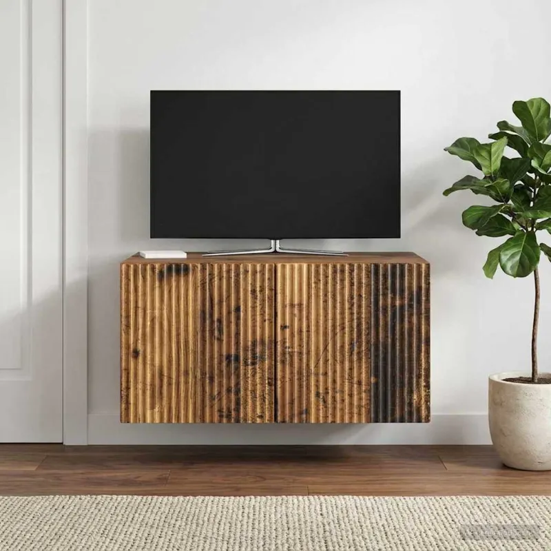 Sieninė TV spintelė Sendintos medienos 59,5 x 41 x 30 cm
