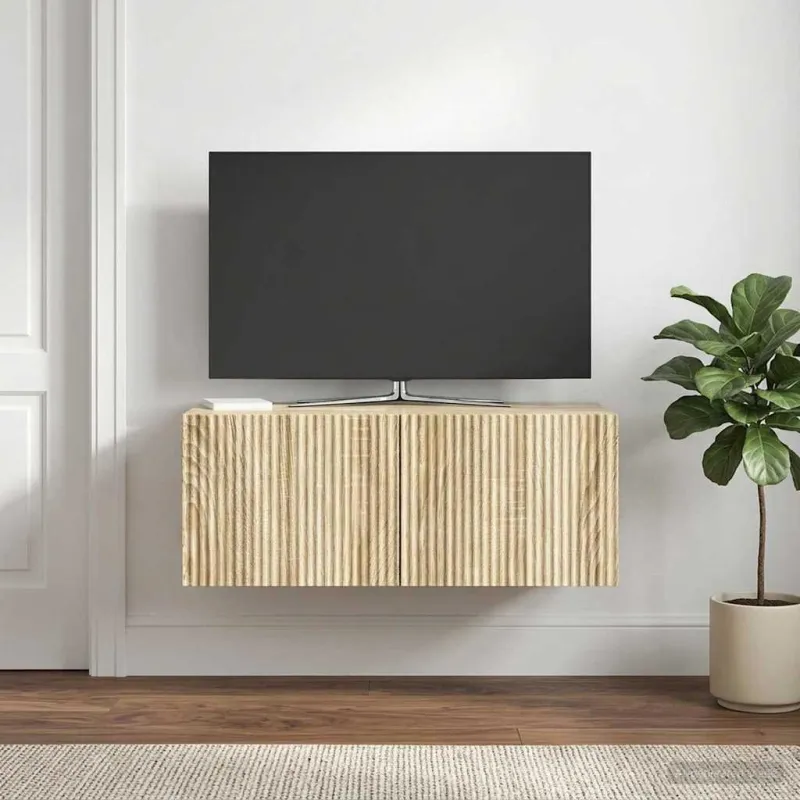 Sieninė TV spintelė Sonoma ąžuolas 78,5 x 41 x 30 cm
