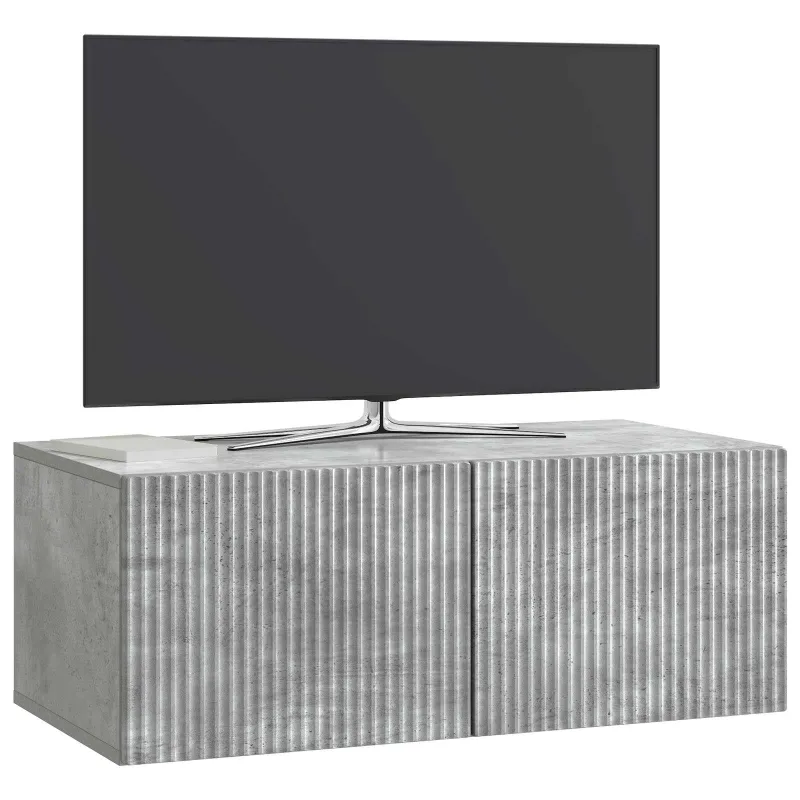 Sieninė TV spintelė Betono pilka 78,5 x 41 x 30 cm