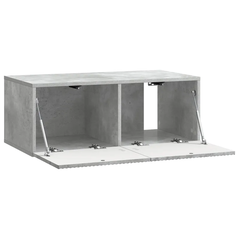 Sieninė TV spintelė Betono pilka 78,5 x 41 x 30 cm