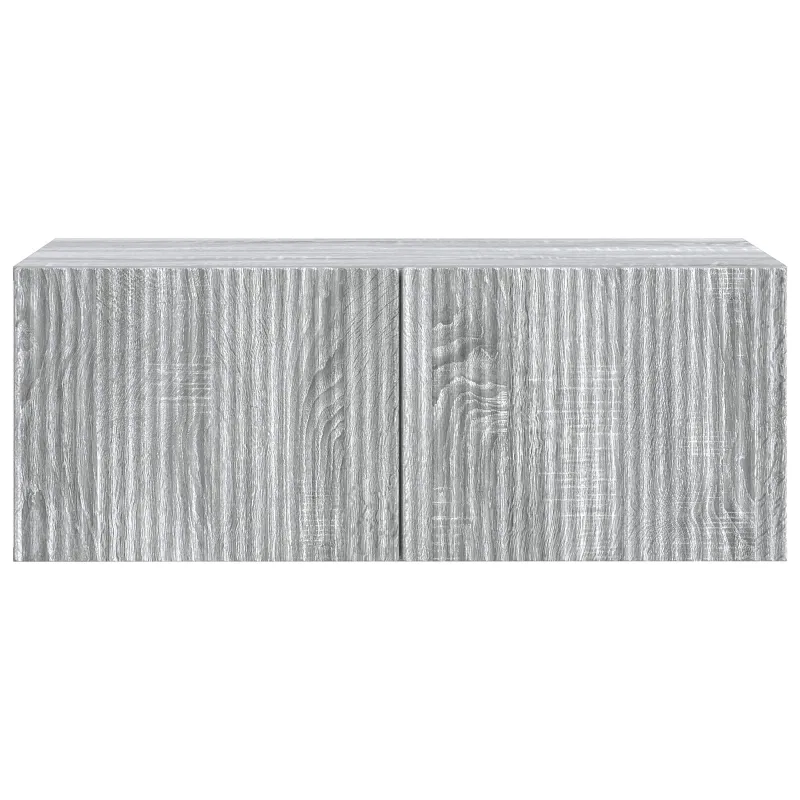 Sieninė TV spintelė Pilka sonoma ąžuolo 78,5 x 41 x 30 cm