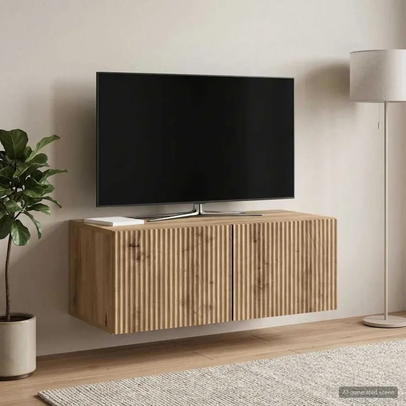 Sieninė TV spintelė Artisano ąžuolo 78,5 x 41 x 30 cm