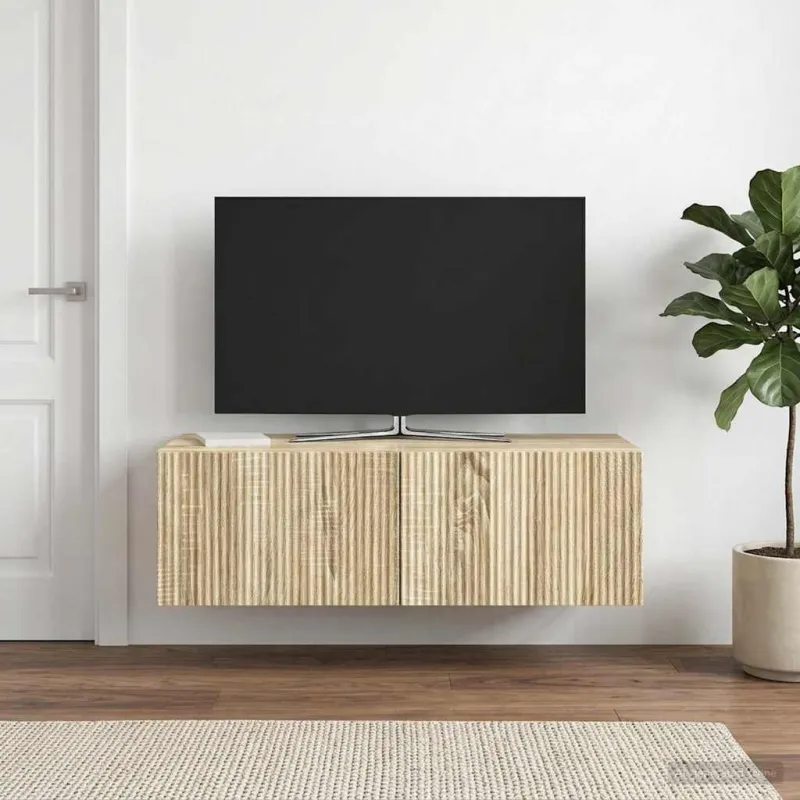 Sieninė TV spintelė Sonoma ąžuolas 98 x 41 x 30 cm
