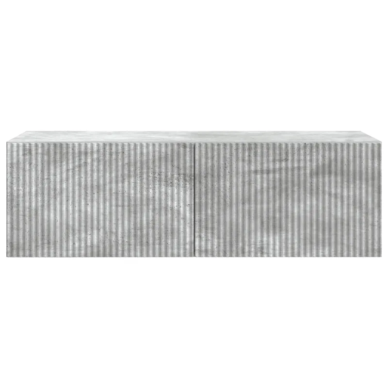 Sieninė TV spintelė Betono pilka 98 x 41 x 30 cm