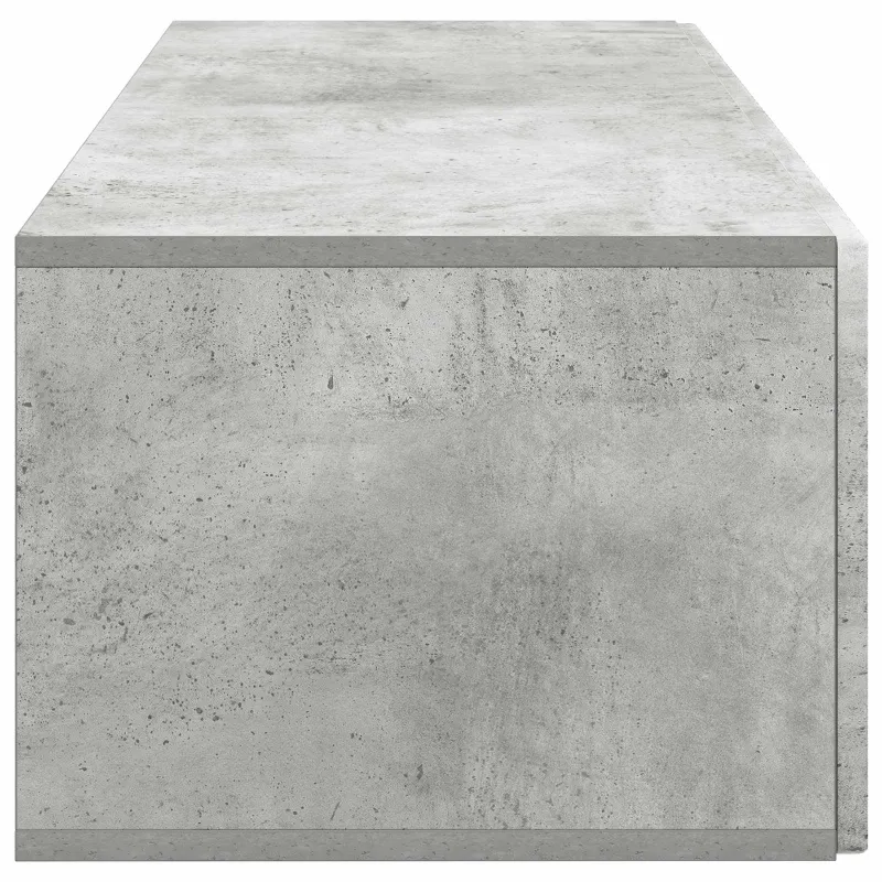 Sieninė TV spintelė Betono pilka 98 x 41 x 30 cm